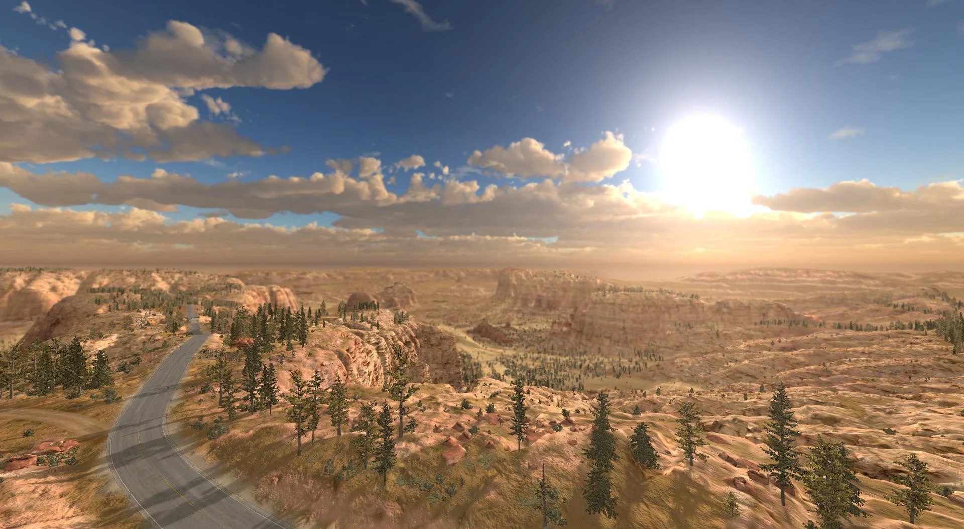 Мод Карта Canyon of Speed 2.0 (0.38.x) ДЛЯ BEAMNG.DRIVE