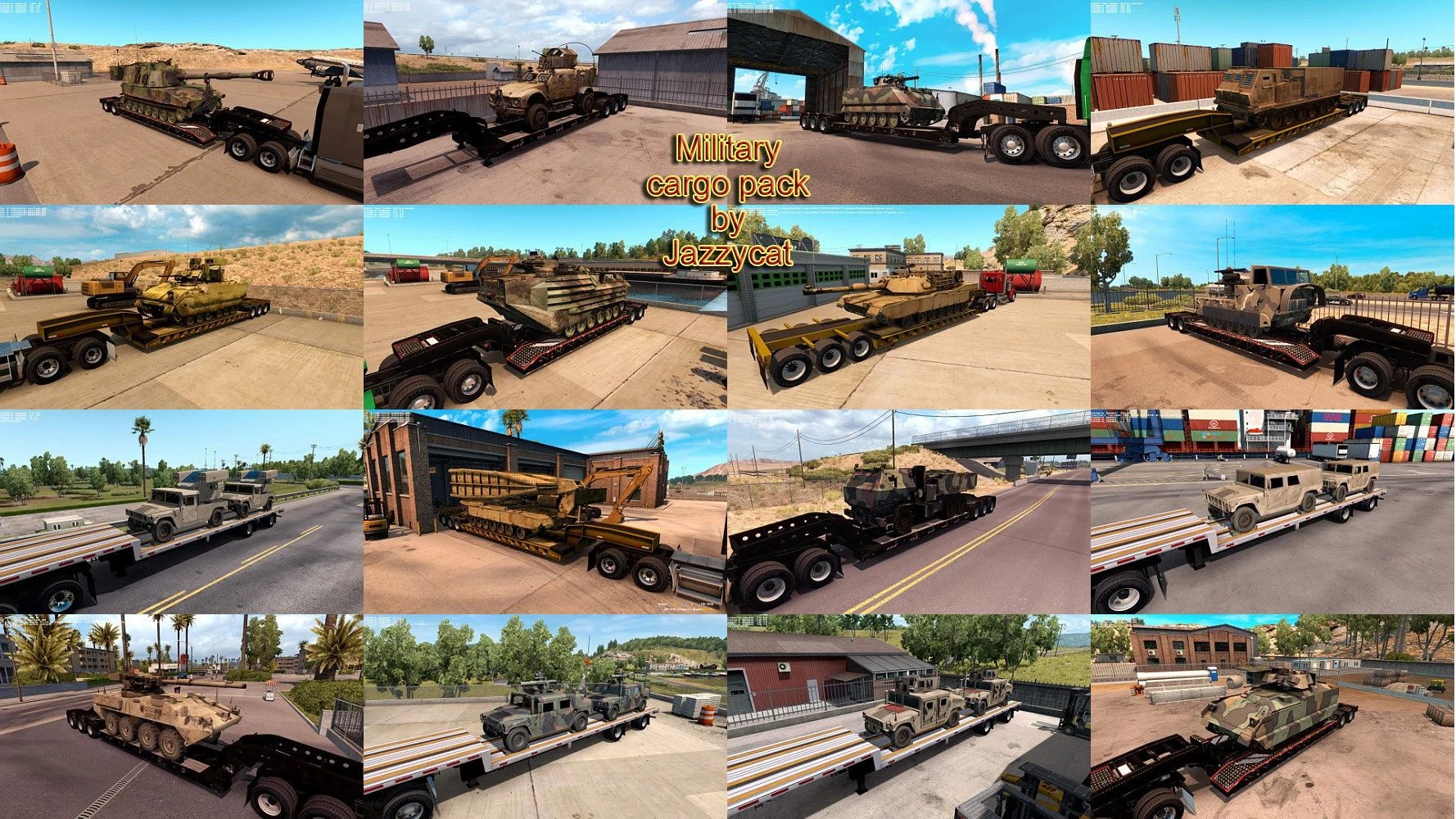 МОД Military Cargo Pack v1.6.1 ДЛЯ AMERICAN TRUCK SIMULATOR