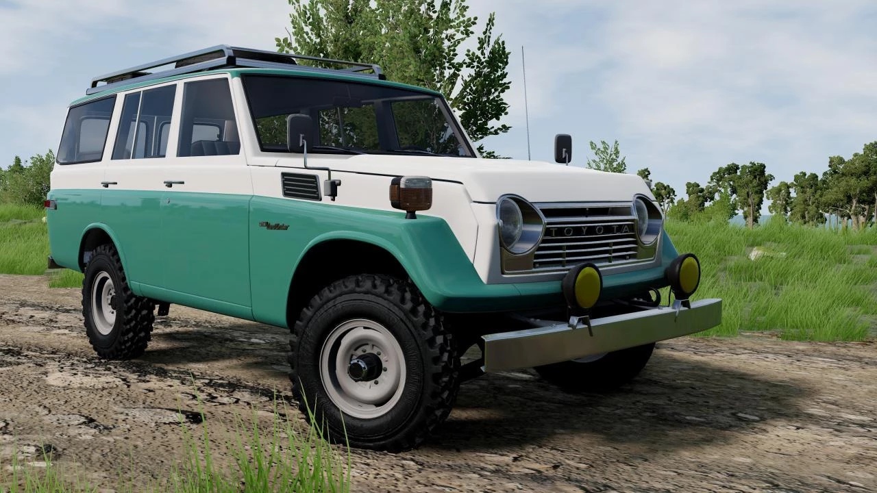 Мод Toyota Land Cruiser FJ55 v1.0 (0.38.x) ДЛЯ BEAMNG.DRIVE