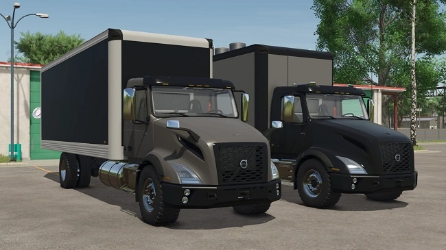 МОД Volvo VNX 300 Box Truck FS25 v1.0.0.0 (1.16.x) ДЛЯ FARMING SIMULATOR 2025