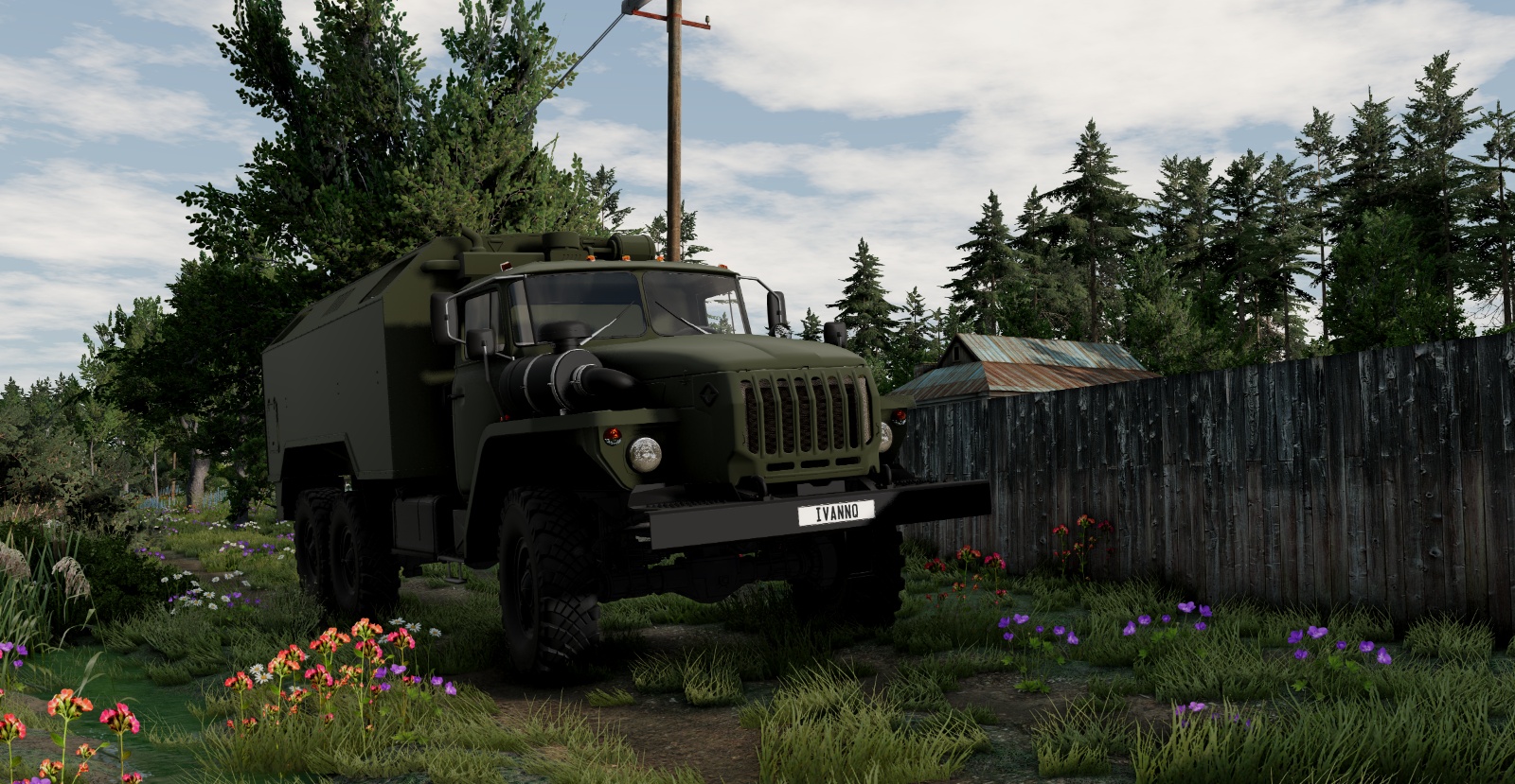 МОД URAL 4320-31 V 4.1 (0.38) ДЛЯ BEAMNG.DRIVE