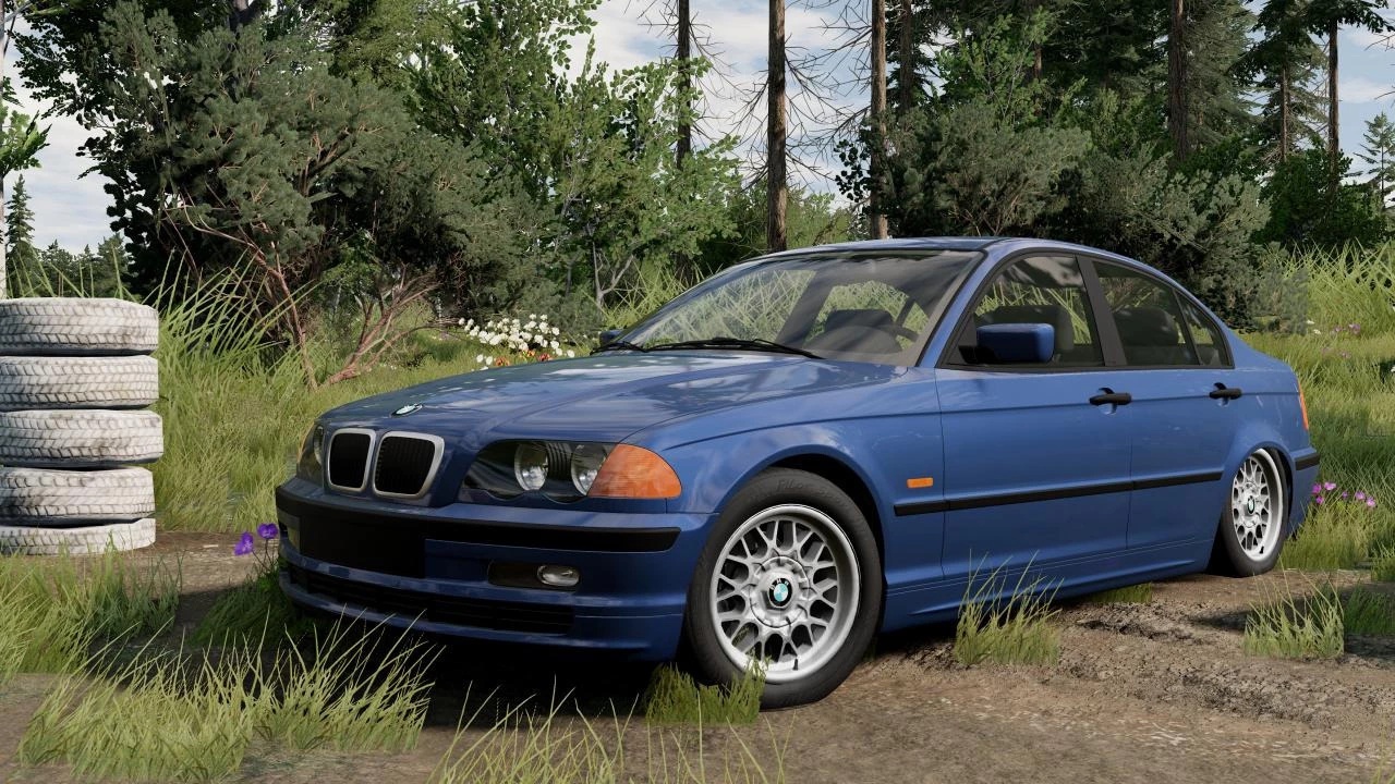 Мод BMW 3-Series (E46) v1.0 (0.38.x) ДЛЯ BEAMNG.DRIVE