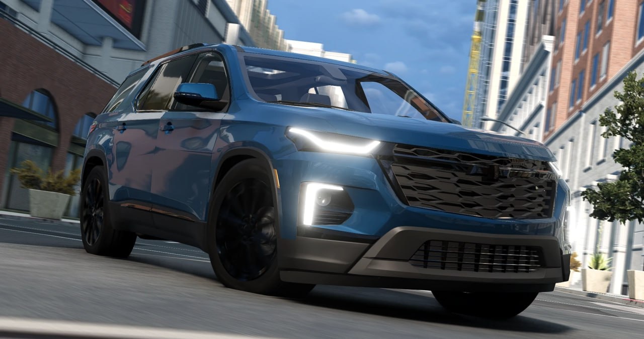 Мод Chevy Traverse v1.0 (0.38.x) ДЛЯ BEAMNG.DRIVE