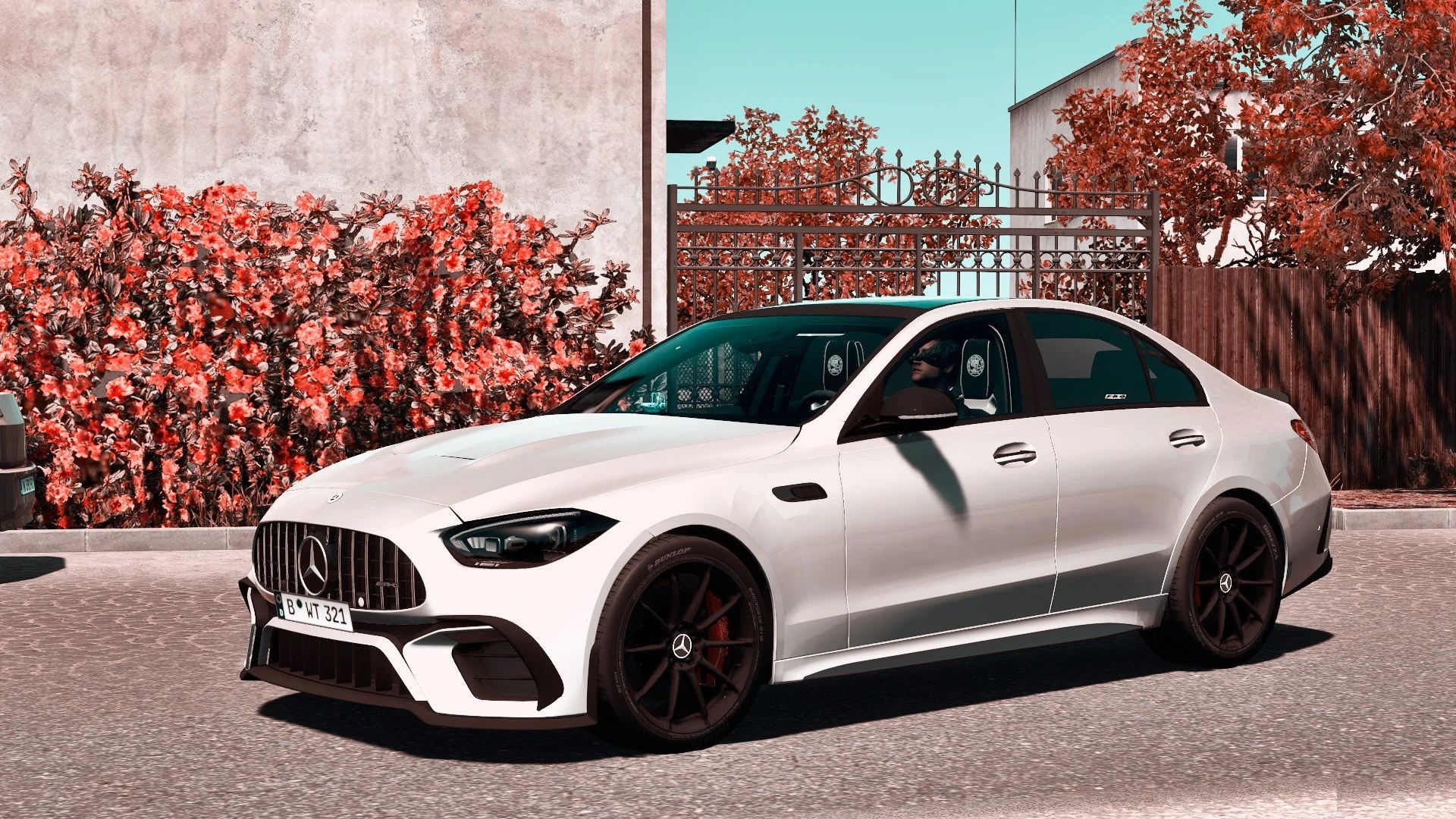 МОД Mercedes-Benz C-Class AMG C43 2024 v1.3 ДЛЯ EURO TRUCK SIMULATOR 2