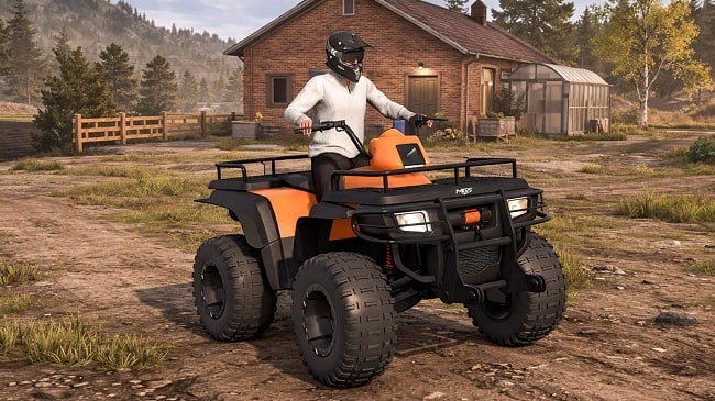 МОД ATV Quad Bike FS25 v1.0.0.0 (1.16.x) ДЛЯ FARMING SIMULATOR 2025