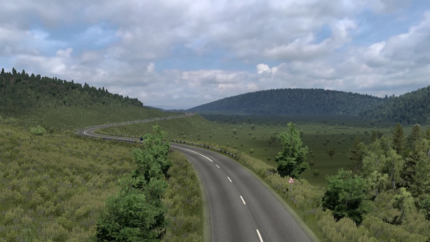 МОД Road to Caucasus v2.4.1 ДЛЯ EURO TRUCK SIMULATOR 2