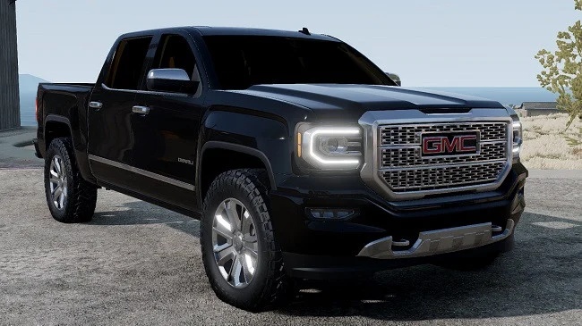 Мод GMC Sierra 1500 2016-2018 v1.0 (0.38.x) ДЛЯ BEAMNG.DRIVE