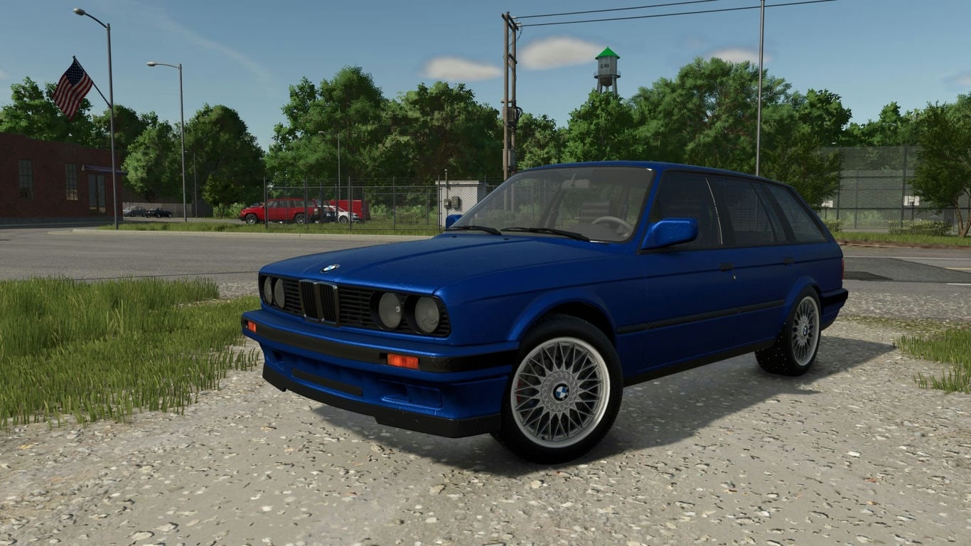 МОД BMW E30 Touring GDN FS25 v1.2.0.0 (1.16.x) ДЛЯ FARMING SIMULATOR 2025