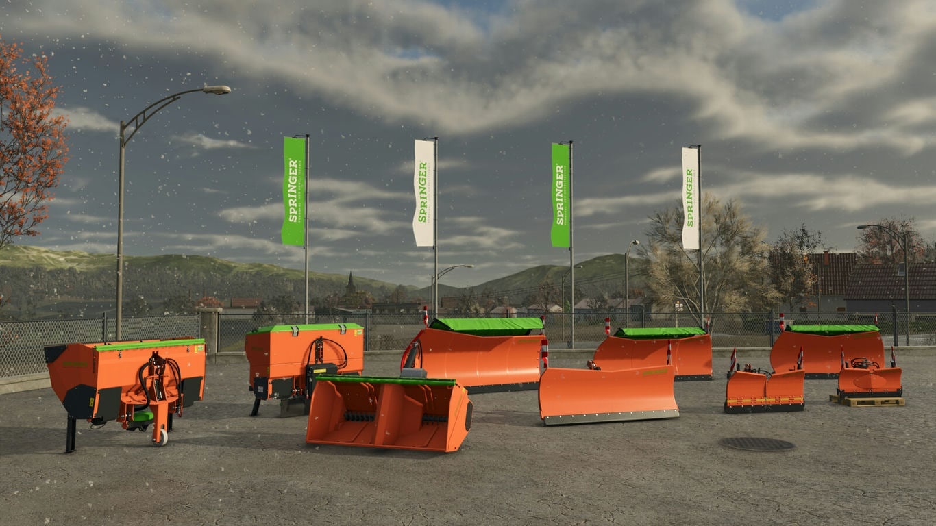 МОД Springer Winter Equipment Pack FS25 v1.0.0.2 (1.16.x) ДЛЯ FARMING SIMULATOR 2025