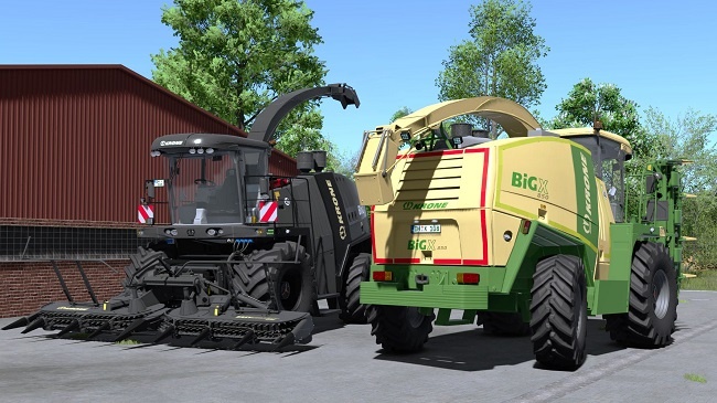 МОД Krone BiG X 700-1100 FS25 v1.0.0.0 (1.16.x) ДЛЯ FARMING SIMULATOR 2025