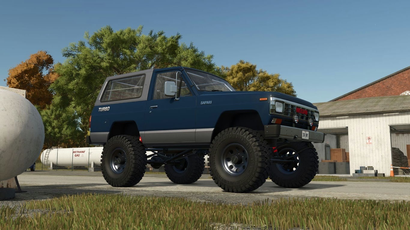 МОД Nissan Safari 1985 FS25 v1.2.0.0 (1.16.x) ДЛЯ FARMING SIMULATOR 2025