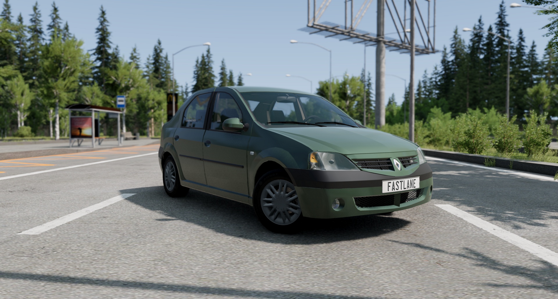 Мод Dacia/Renault Logan v3.1 (0.38.x) ДЛЯ BEAMNG.DRIVE