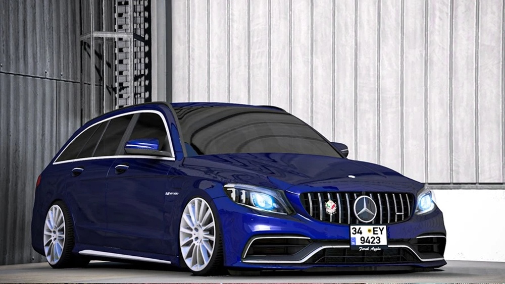 МОД Mercedes-Benz C63s v1.58 ДЛЯ EURO TRUCK SIMULATOR 2