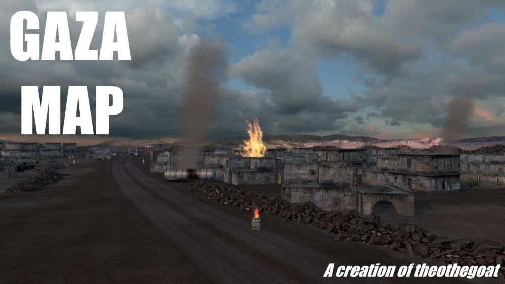 МОД Gaza Map v1.0 ДЛЯ EURO TRUCK SIMULATOR 2