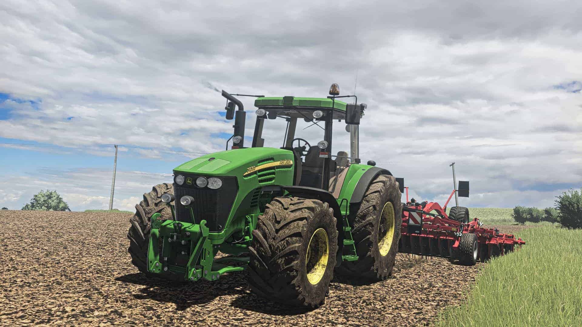 МОД John Deere 7020 Series FS25 v1.3.0.0 (1.16.x) ДЛЯ FARMING SIMULATOR 2025