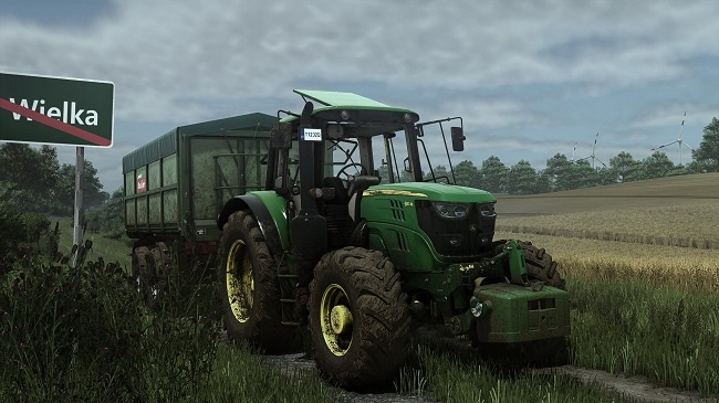 МОД John Deere 6110M Series FS25 v1.0.0.3 (1.16.x) ДЛЯ FARMING SIMULATOR 2025