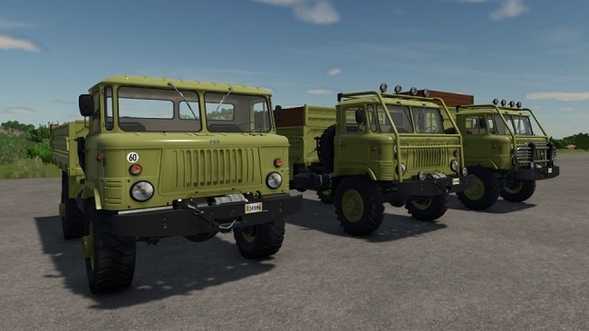 МОД GAZ 66 Pack FS25 v1.2.1.1 (1.16.x) ДЛЯ FARMING SIMULATOR 2025