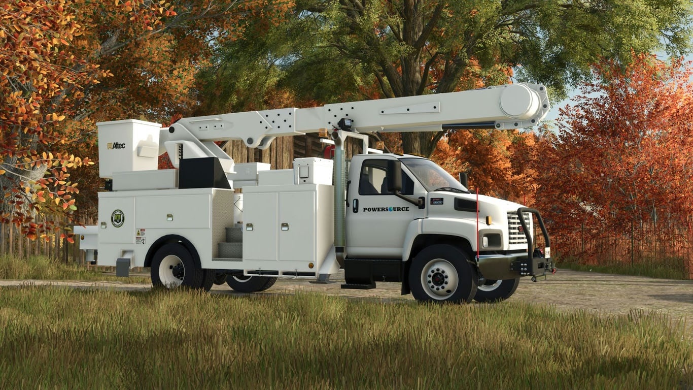 МОД GMC C8500 Bucket Truck FS25 v1.0.0.0 (1.16.x) ДЛЯ FARMING SIMULATOR 2025