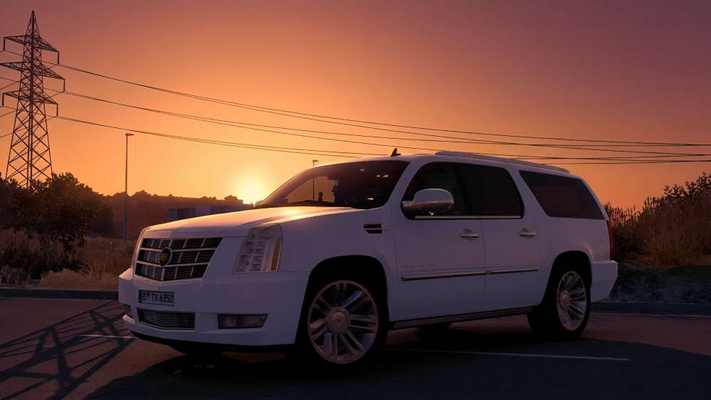 МОД Cadillac Escalade ESV v1.0 ДЛЯ EURO TRUCK SIMULATOR 2