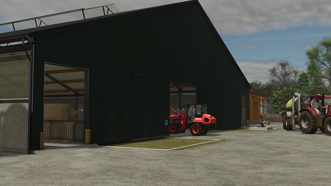 МОД Big Cow Barn GEA FS25 v1.0.0.0 (1.16.x) ДЛЯ FARMING SIMULATOR 2025