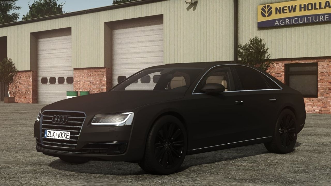 МОД Audi A8 FS25 v1.4.0.0 (1.16.x) ДЛЯ FARMING SIMULATOR 2025