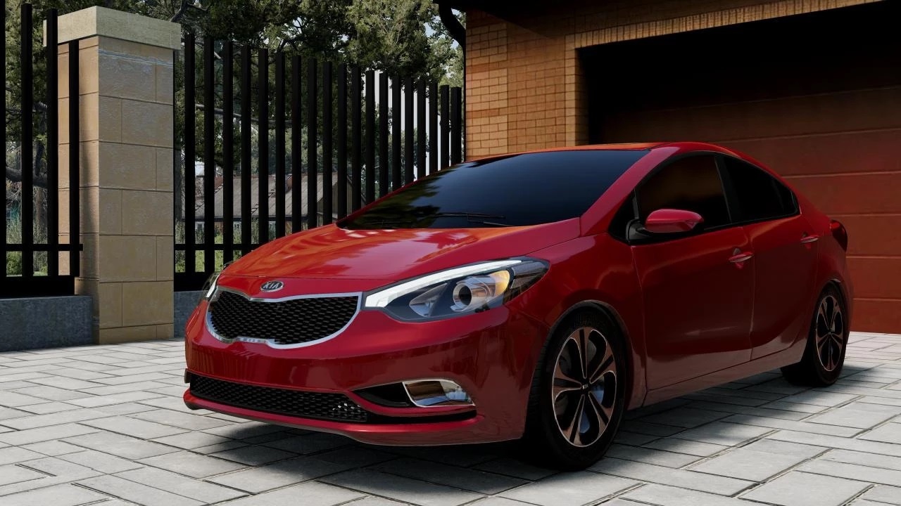Мод Kia Cerato III (2014-2016) V1.0.1 (0.38.x) ДЛЯ BEAMNG.DRIVE