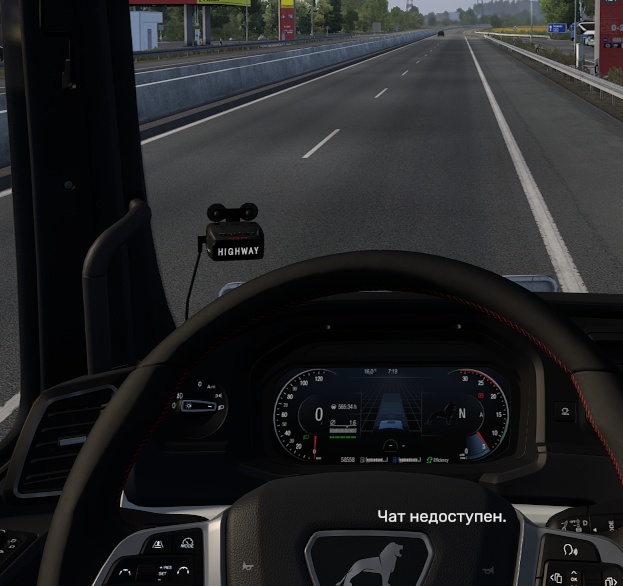 МОД Радар-детектор + языковой пакет v2.1.8 ДЛЯ EURO TRUCK SIMULATOR 2