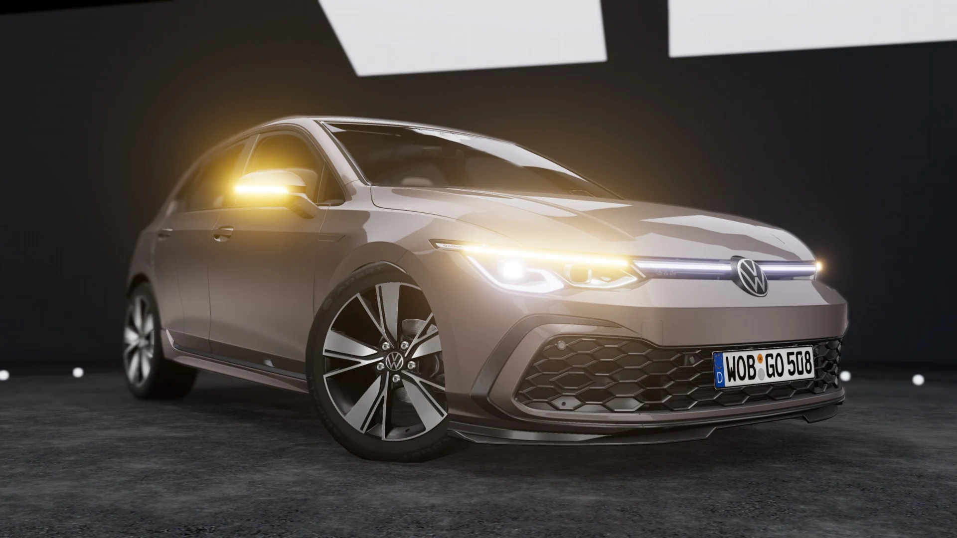 Мод Volkswagen Golf Mk8 2020-2024 v1.0 (0.38.x) ДЛЯ BEAMNG.DRIVE