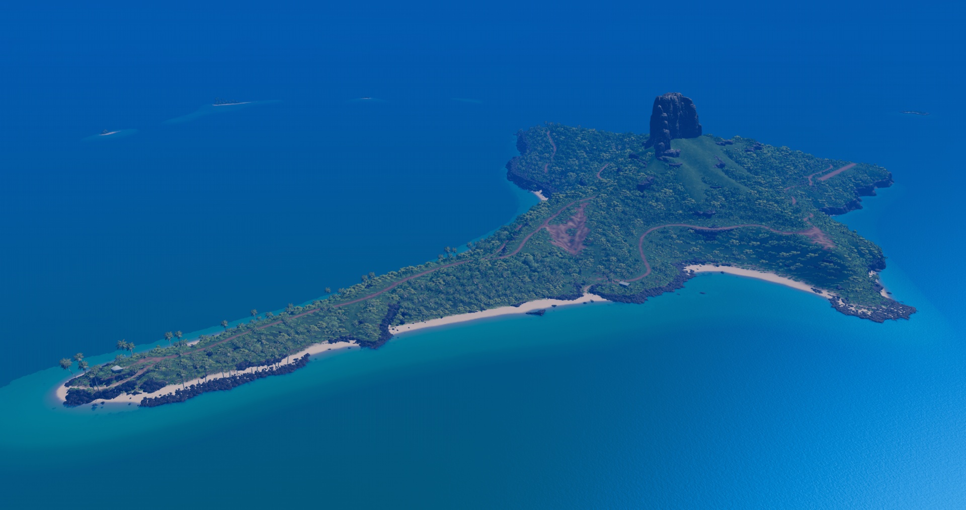 Мод Карта Junior Rock Island v9.0 (0.38.x) ДЛЯ BEAMNG.DRIVE