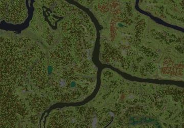 Карта «Forest river» версия 1 для SpinTires (v03.03.16)