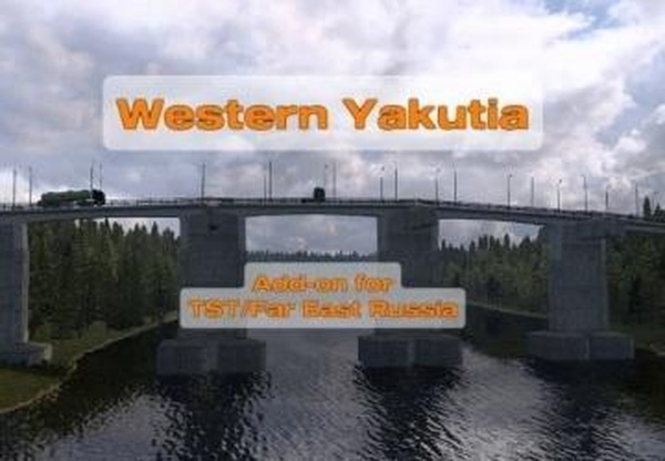 Карта Западная Якутия версия 1.1 для Euro Truck Simulator 2 (v1.58.x)