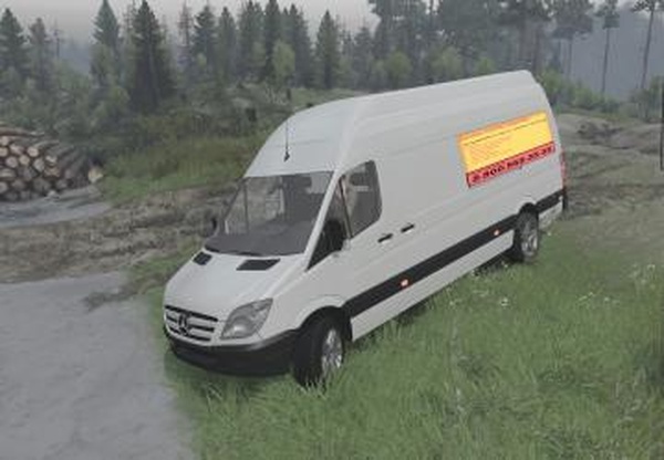 Мод Mercedes-Benz Sprinter версия 1.2 для SpinTires (v03.03.16 и выше)