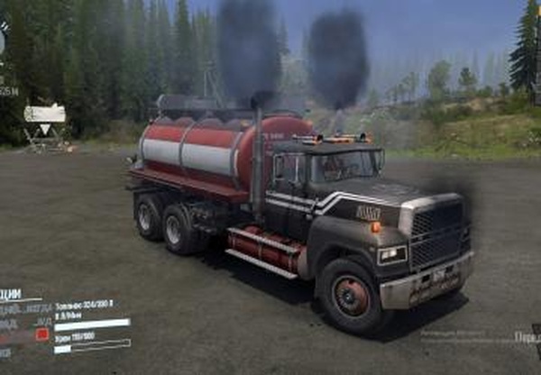 Мод Ford LTL 9000 Black Old версия 1.0 для Spintires: MudRunner (v25.02.21)