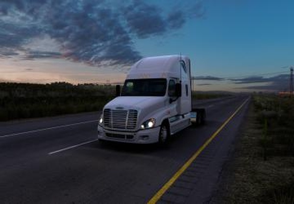 Мод Freightliner Cascadia 2015 версия 1.1 для American Truck Simulator (v1.58.x, 1.59.x)