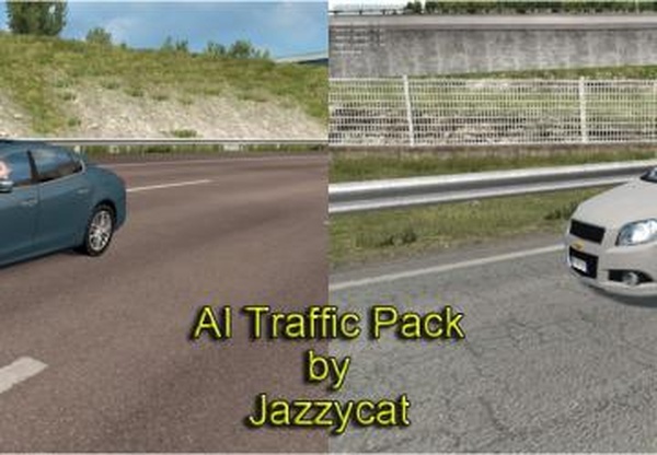 Мод AI Traffic Pack версия 21.8.13 для Euro Truck Simulator 2 (v1.59.x)