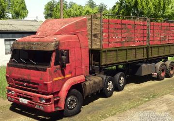 Мод Полуприцеп ММЗ версия 1.0.0.0 для Farming Simulator 2019 (v1.7.1.0)