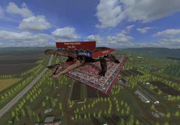 Мод Крокодил ковёр-самолёт версия 4.0 для Farming Simulator 2017 (v1.5.3.1)