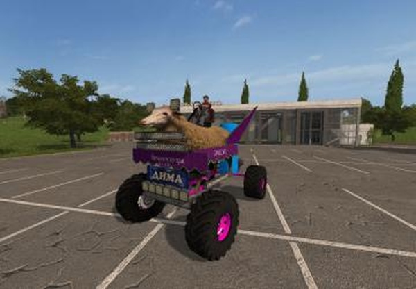 Мод Овечка Монстр-трак версия 1.0 для Farming Simulator 2017 (v1.5.3.1)