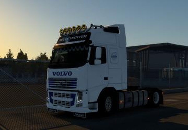 Мод Скин «BLUE VOLVO» для Volvo by johnny244 для Euro Truck Simulator 2 (v1.56-1.59)