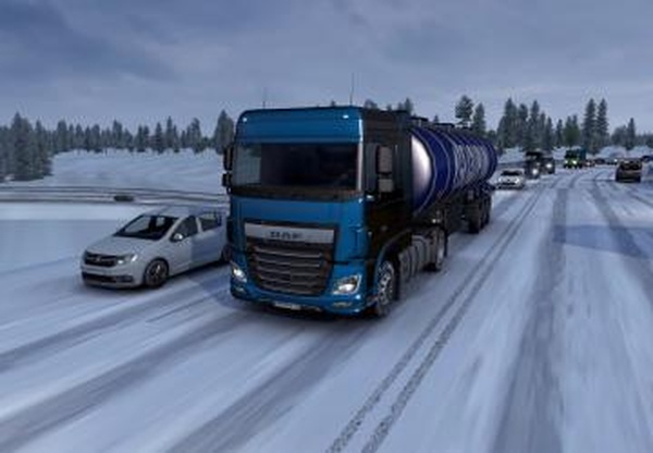 Мод Дополнение на увеличение долготы дня версия 1.0 для Euro Truck Simulator 2 (v1.59.x)