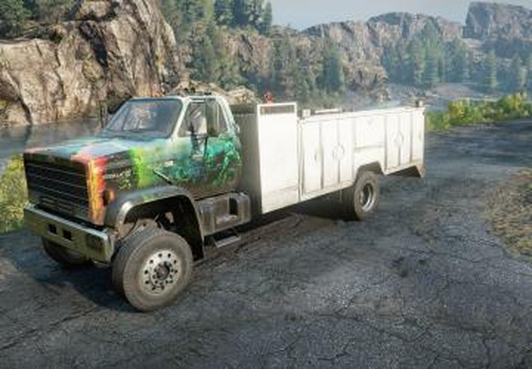 Мод TWM’s Chevy C70 ’Kodiak’ Upfit версия 1.0 для SnowRunner (v41.0)