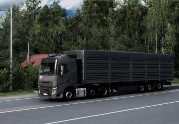 Мод Прицеп зерновоз версия 1.0 для Euro Truck Simulator 2 (v1.59)