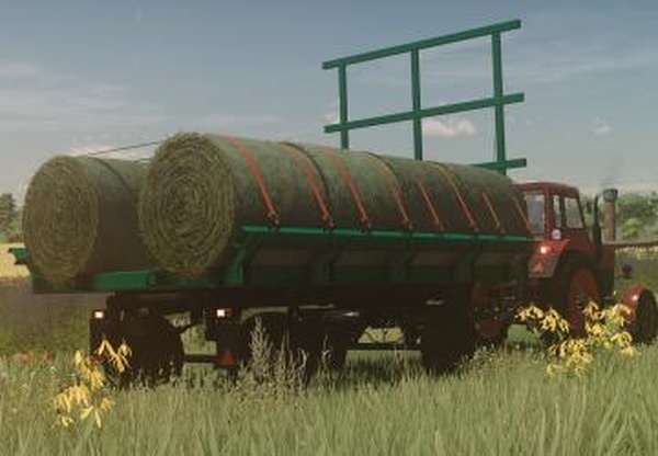 Мод 2ПТСЕ Тюковоз версия 1.0.0.0 для Farming Simulator 2022 (v1.14.x)
