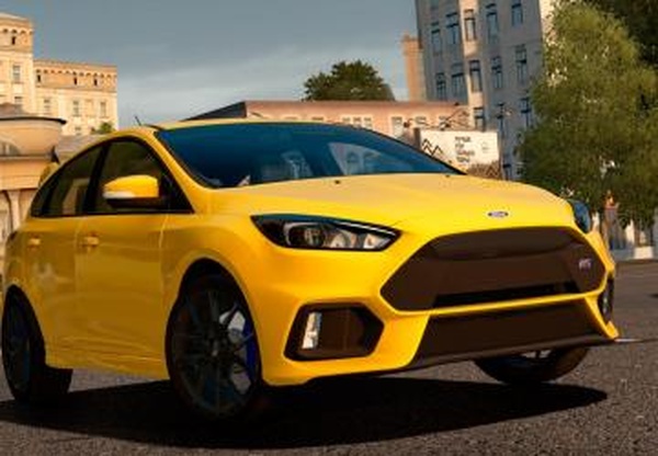 Мод Ford Focus RS 2017 версия 1.0 для City Car Driving (v1.5.9.2)