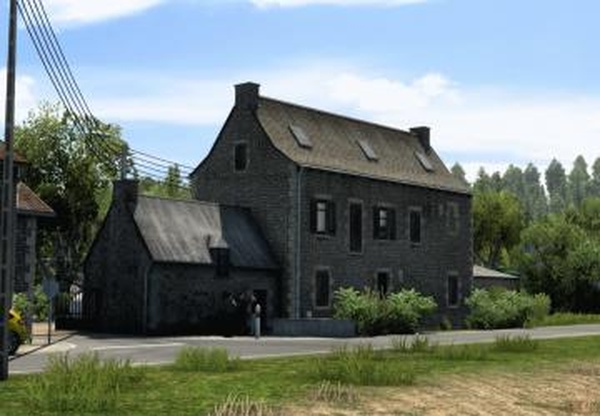 Peyrat-le-Chateau addon версия 1.2 для Euro Truck Simulator 2 (v1.59.x)