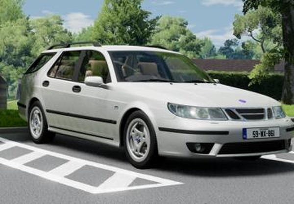 Мод 2001-2005 Saab 9-5 Sport Combi версия 1.0 для BeamNG.drive (v0.38.x)