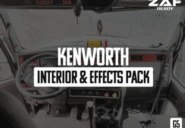 Мод Kenworth Interior & Effect Sound Pack версия 1.2.2 для Euro Truck Simulator 2 (v1.59.x)