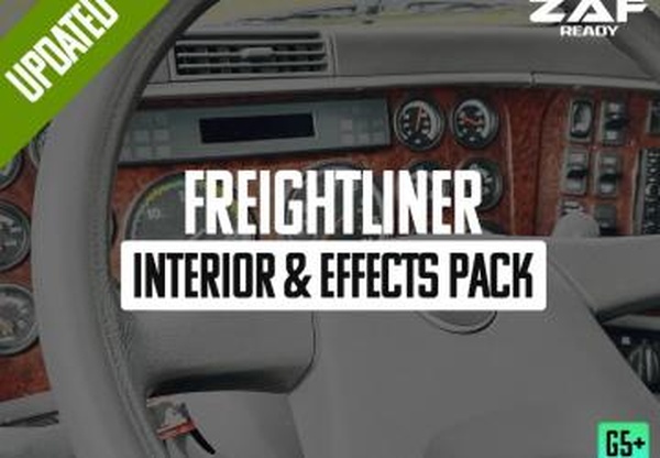 Мод Freightliner Interior & Effect Sound Pack v1.0.1 для Euro Truck Simulator 2 (v1.59.x)