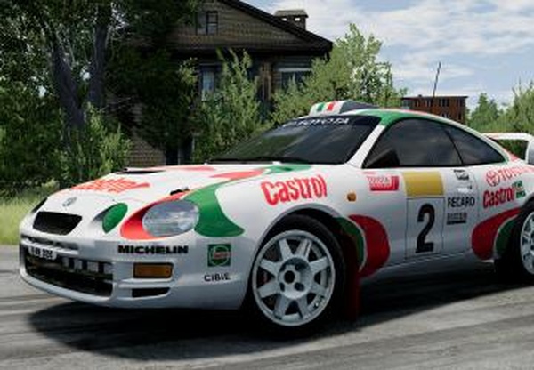 Мод Toyota Celica ST205 GT-Four WRC версия 1.1 для BeamNG.drive (v0.38.x)