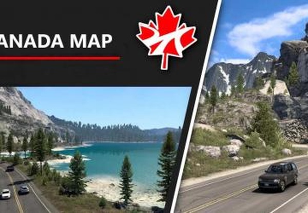 Canada Map версия 1.6.2 для American Truck Simulator (v1.59.x)